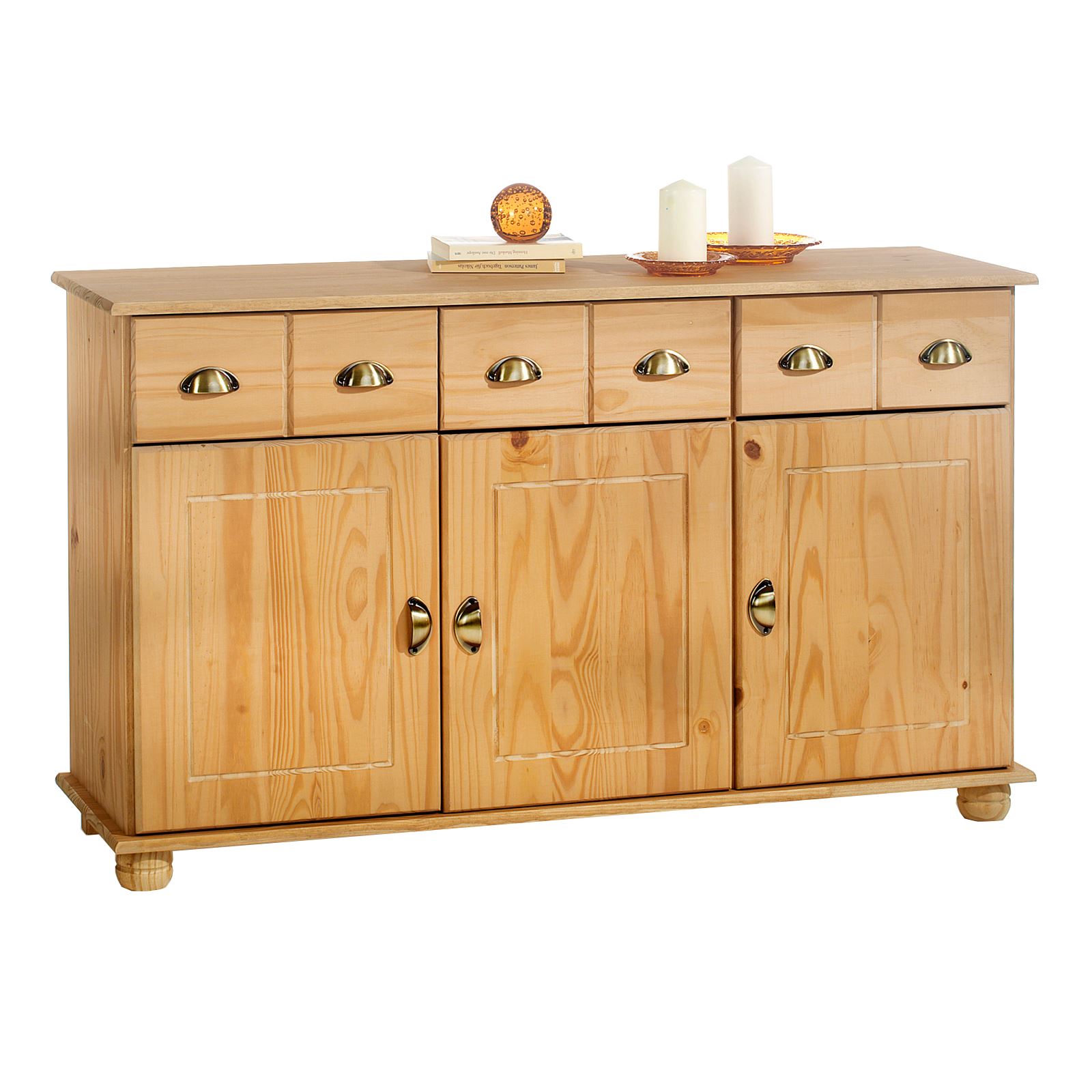 IDIMEX Buffet COLMAR commode bahut vaisselier meuble bas rangement