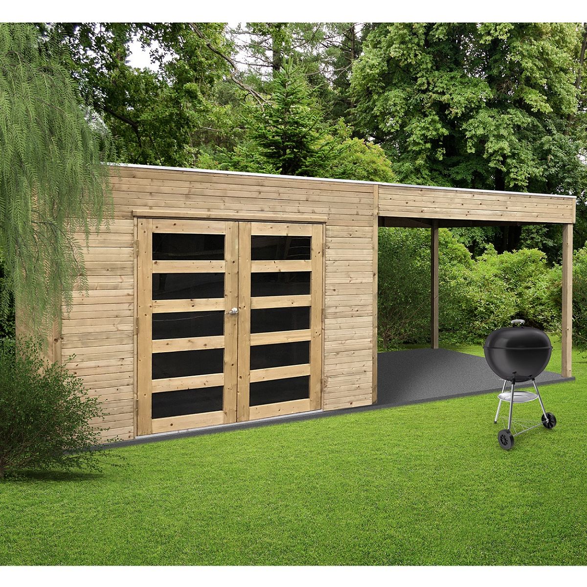 Abri de jardin bois Kent & Stowe