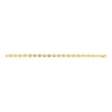 Bracelet Mixte - Plaqué Or - Longueur : 18 cm