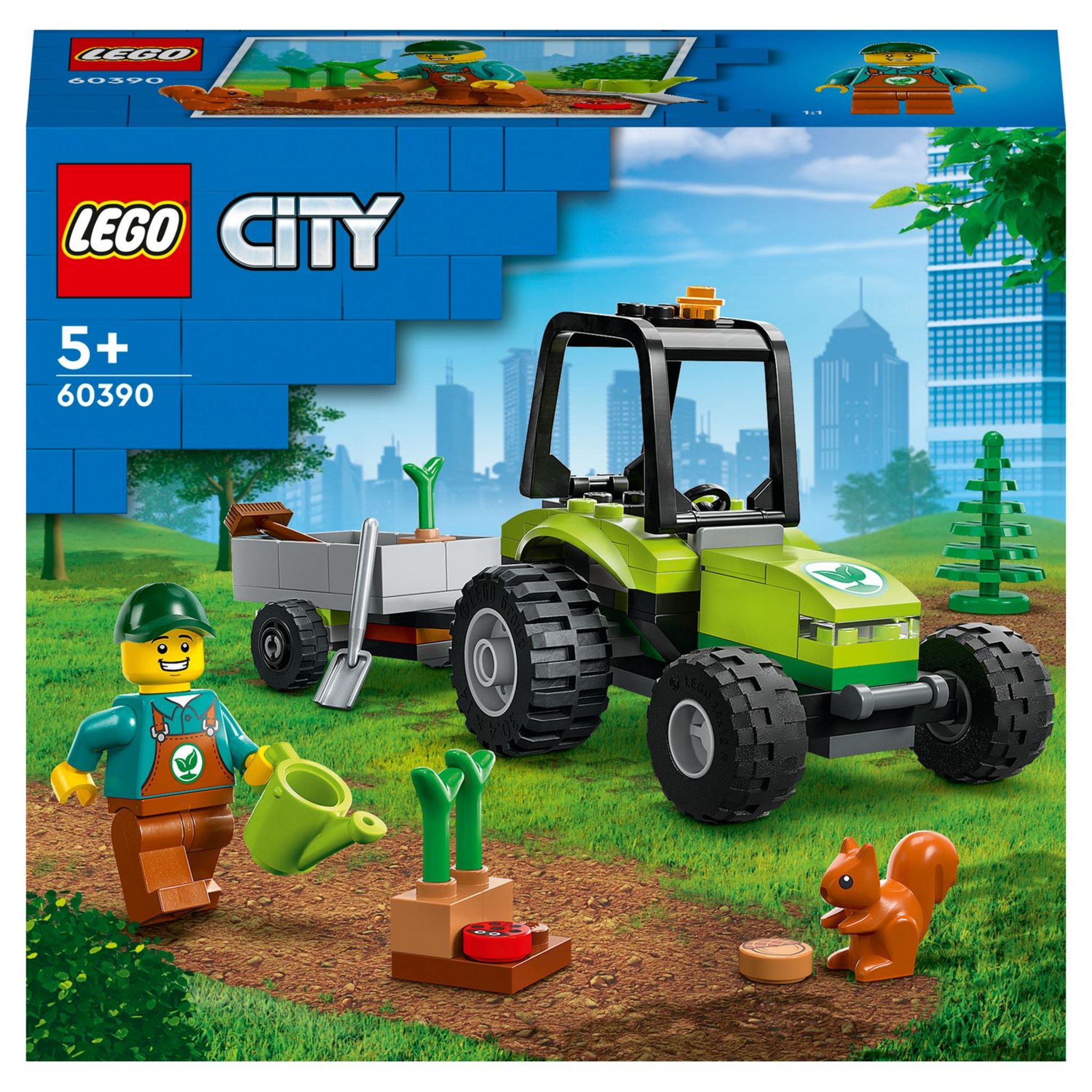 LEGO City 60287 Le tracteur Jouet, jeux de la ferme avec les