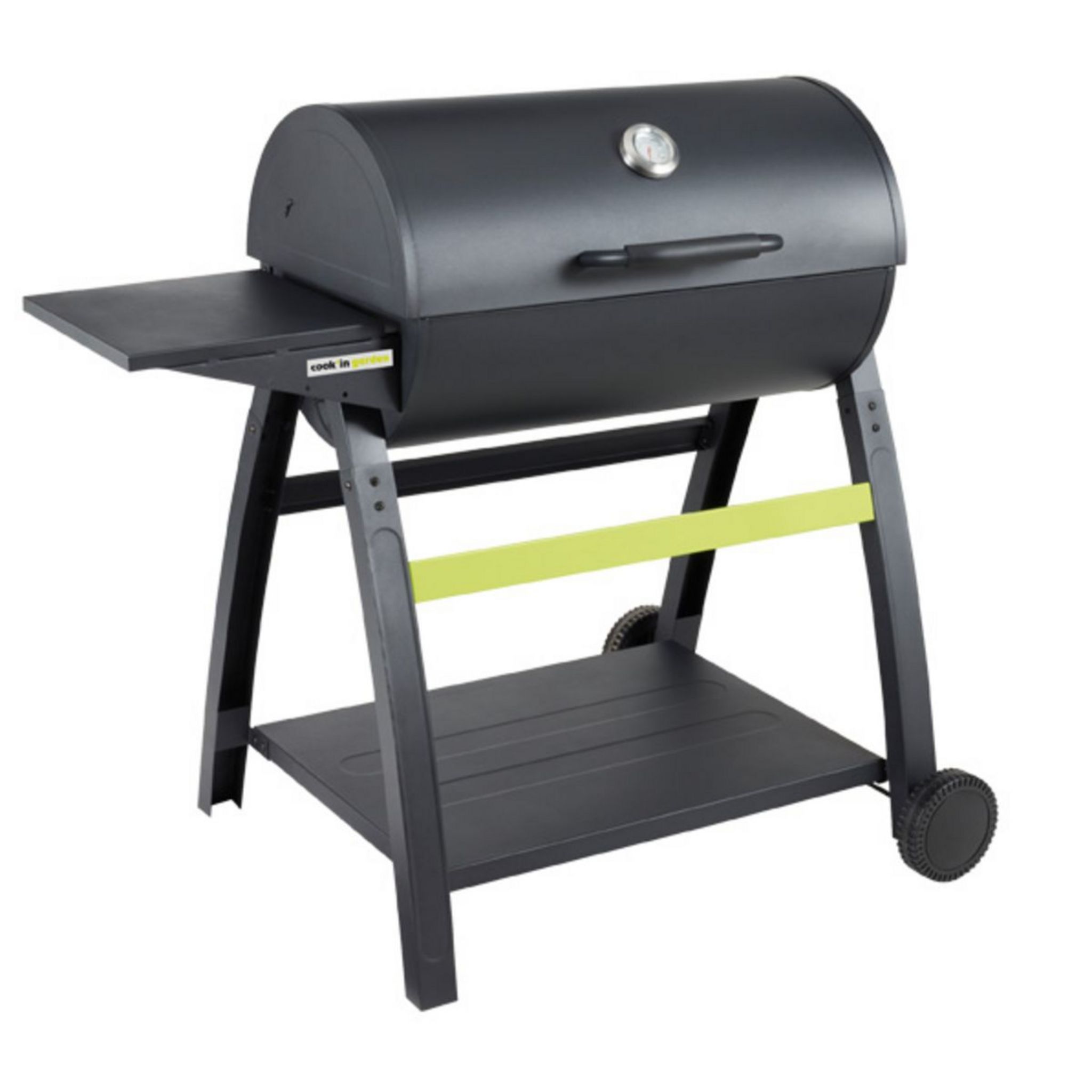 GARDENSTAR Barbecue charbon de bois en acier TITAN pas cher