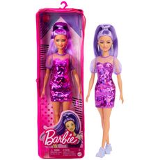 BARBIE Barbie - Poupée Fashionista Robe Violette