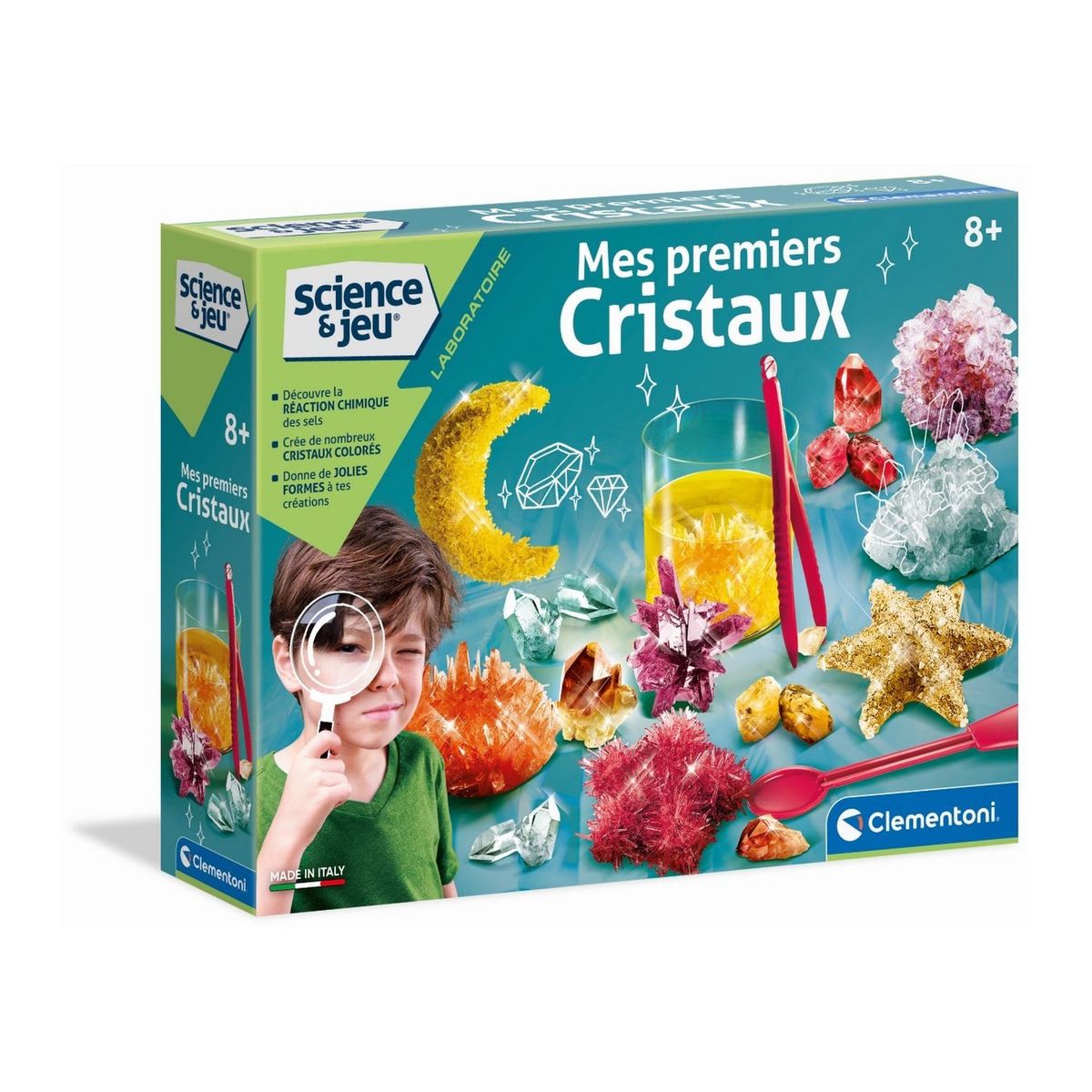 CLEMENTONI Crée Tes Cristaux pas cher 