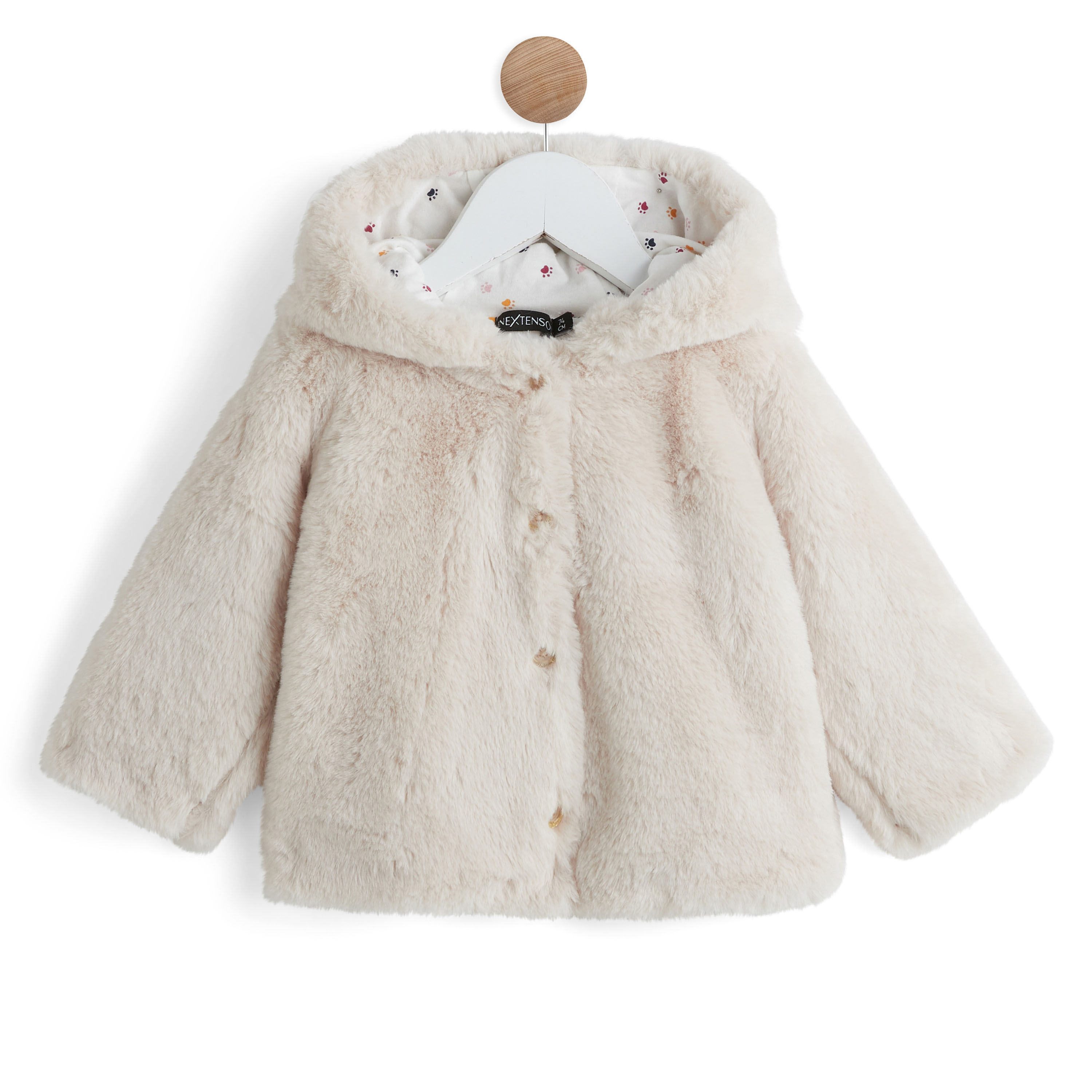 Manteau fausse best sale fourrure bebe fille