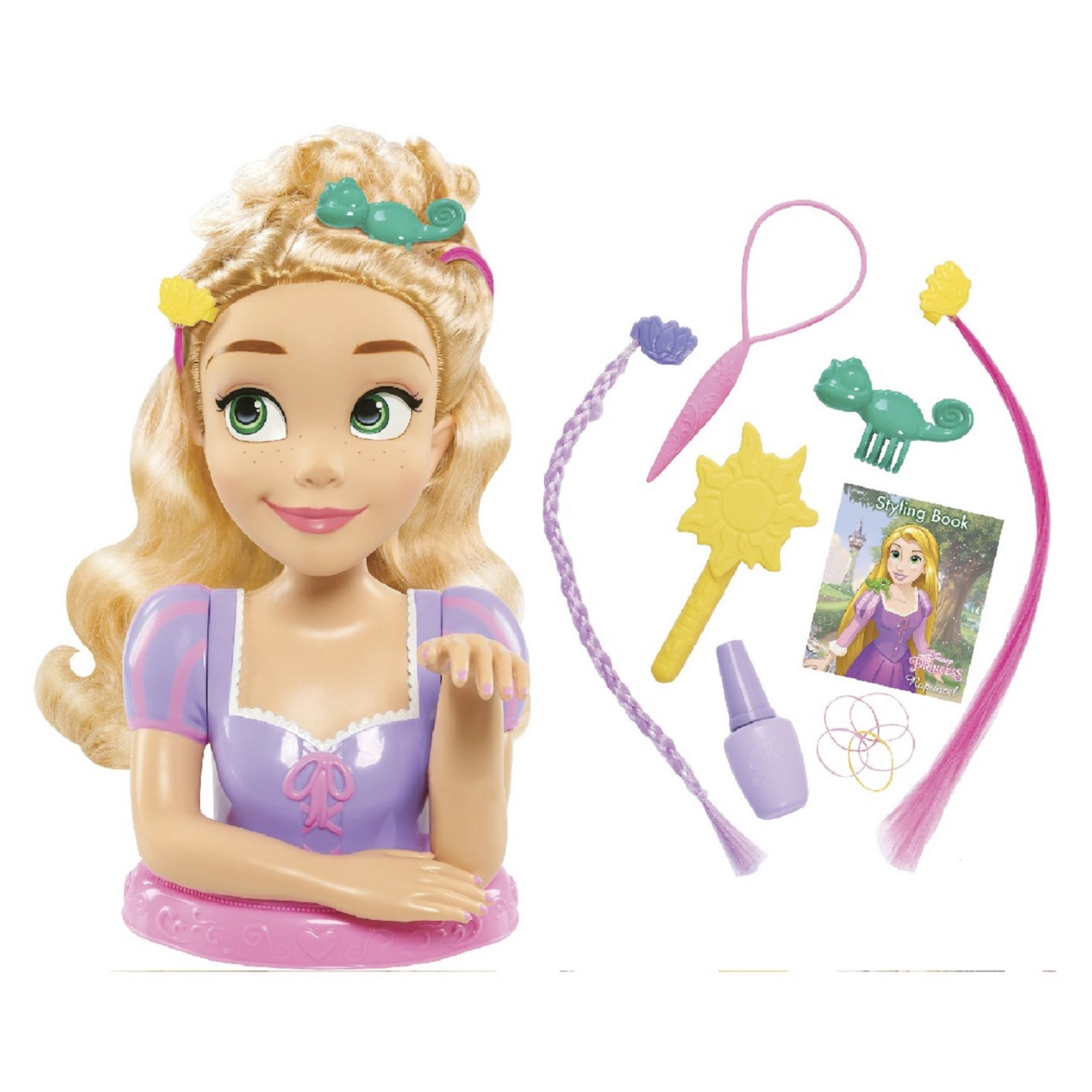 IMC TOYS Tête à coiffer de luxe - Disney Princesse Raiponce pas