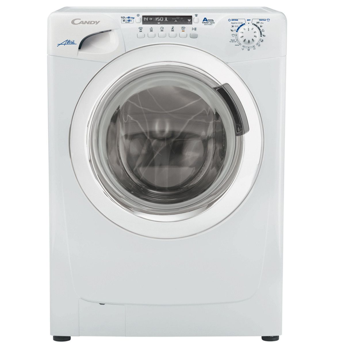 CANDY Lave-linge séchant hublot GSW4106D, 10 Kg Lavage, 6 Kg Séchage, 1400  T/min, Condensation pas cher 