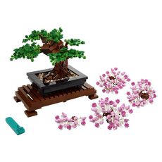 LEGO Icons 10281 Bonsaï, kit de décoration botanique DIY pour adultes