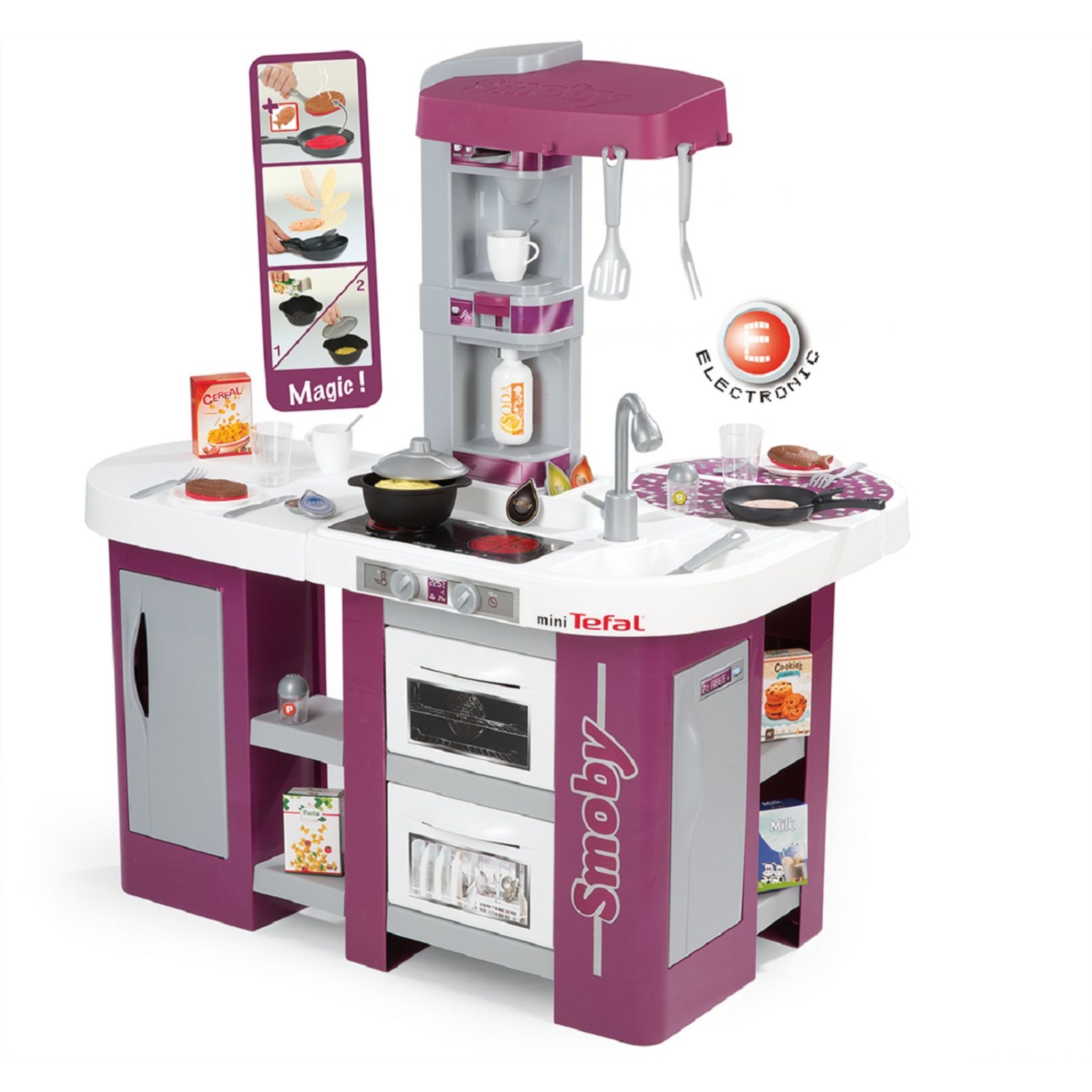 ② Mini cuisine jouet Tefal avec plus de 100 accessoires — Jouets