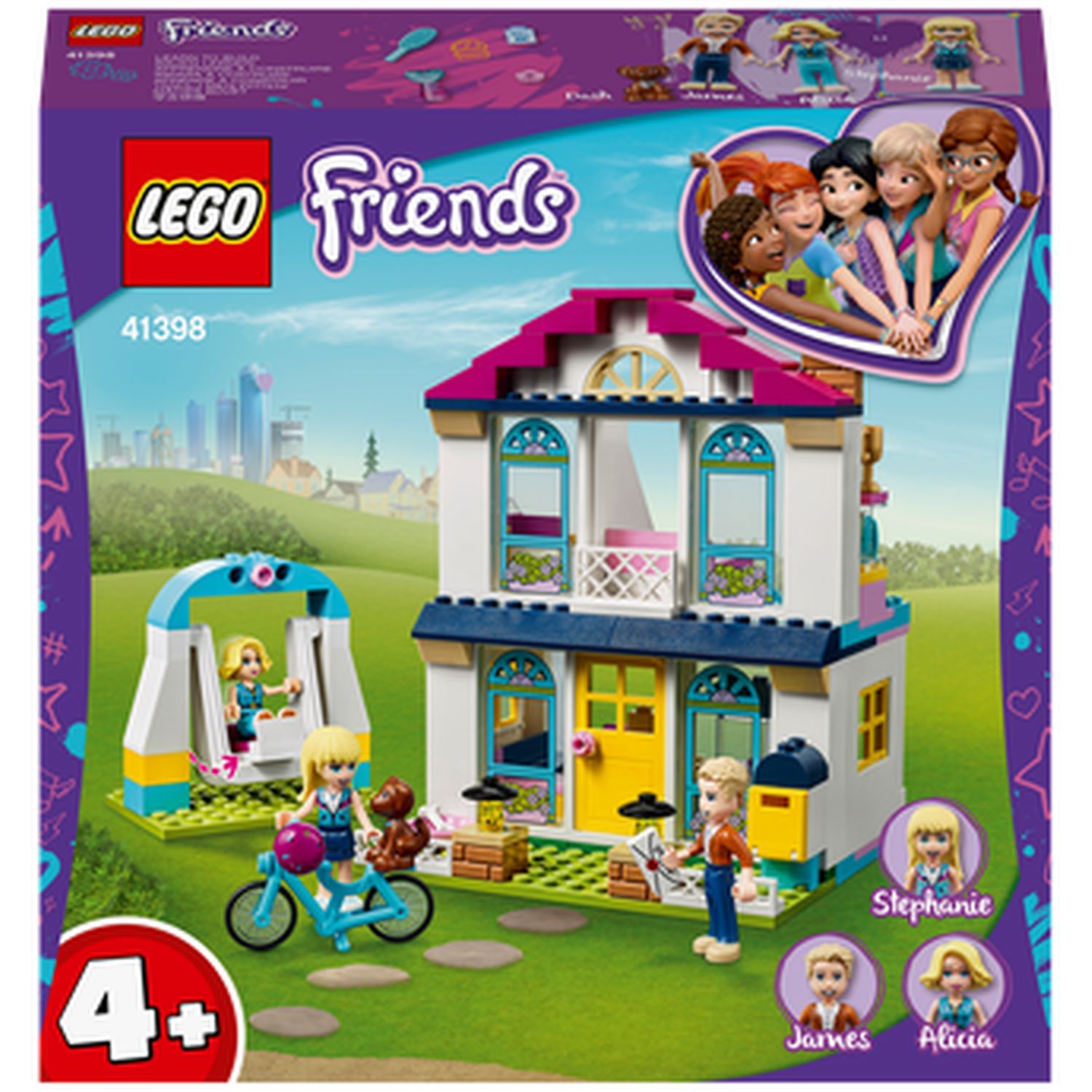 LEGO® Friends 41398 La maison de Stéphanie 4+, Mini-poupée, Jouets pour  enfants de 4 ans et + Idée Cadeau - Cdiscount Jeux - Jouets