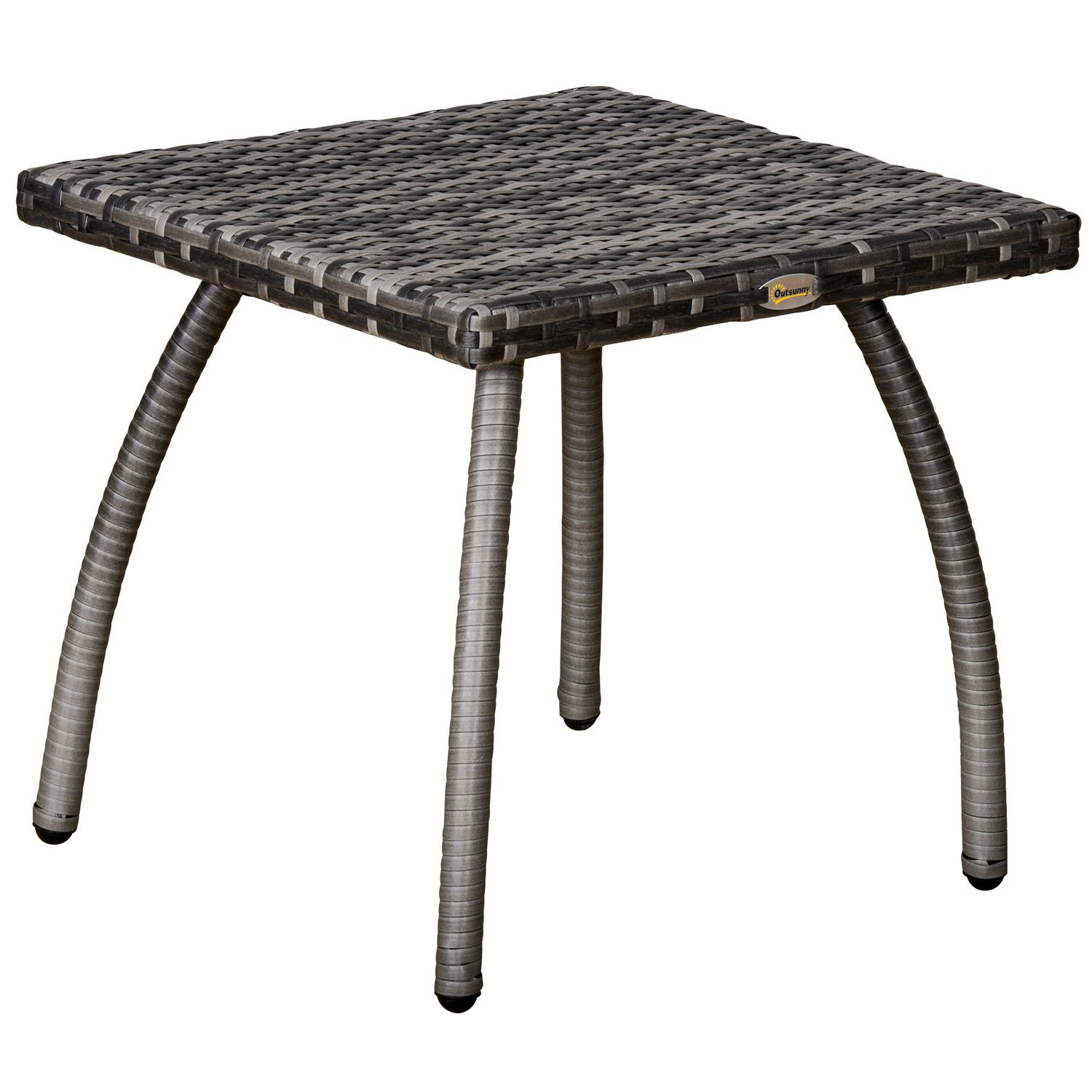 Table basse pliable de jardin style cosy chic dim. 40L x 40l x 40H