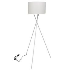 Lampadaire avec support Blanc 139 cm
