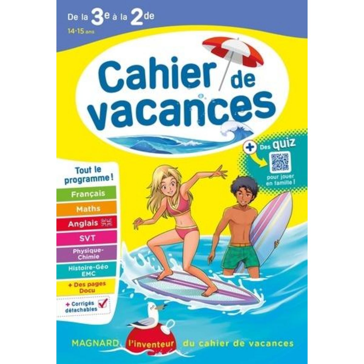  CAHIER DE VACANCES DE LA 3E A LA 2DE. EDITION 2023, Pellissier Cécile