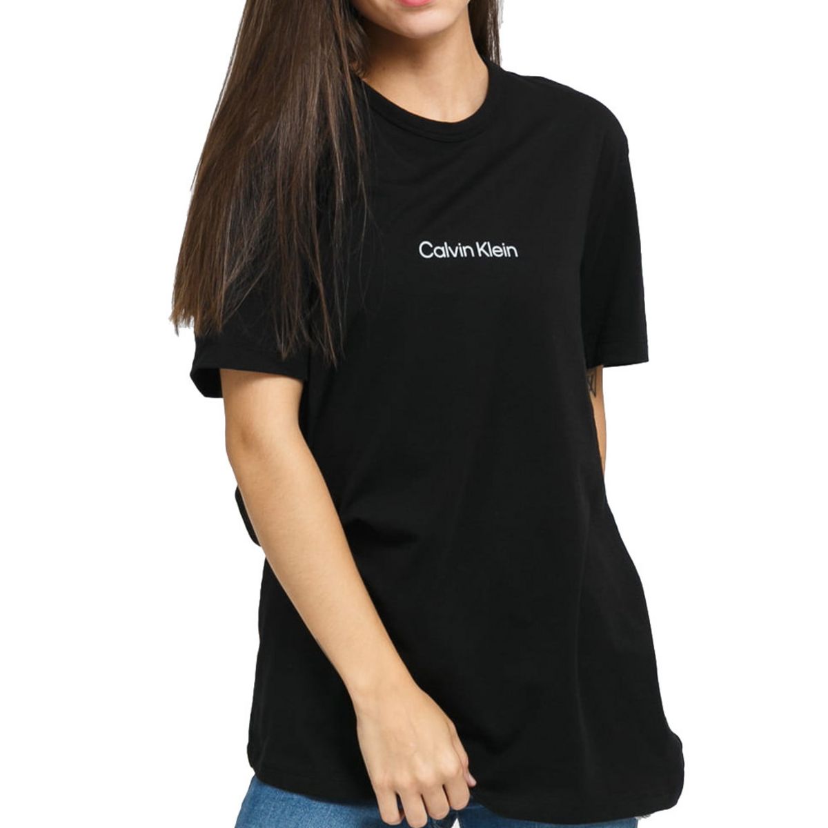 CALVIN KLEIN JEANS T shirt Noir Femme Calvin Klein pas cher