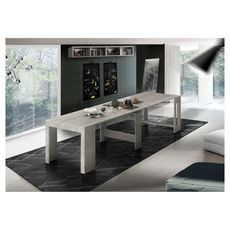 Table console extensible L52/300cm PISE (ciment)