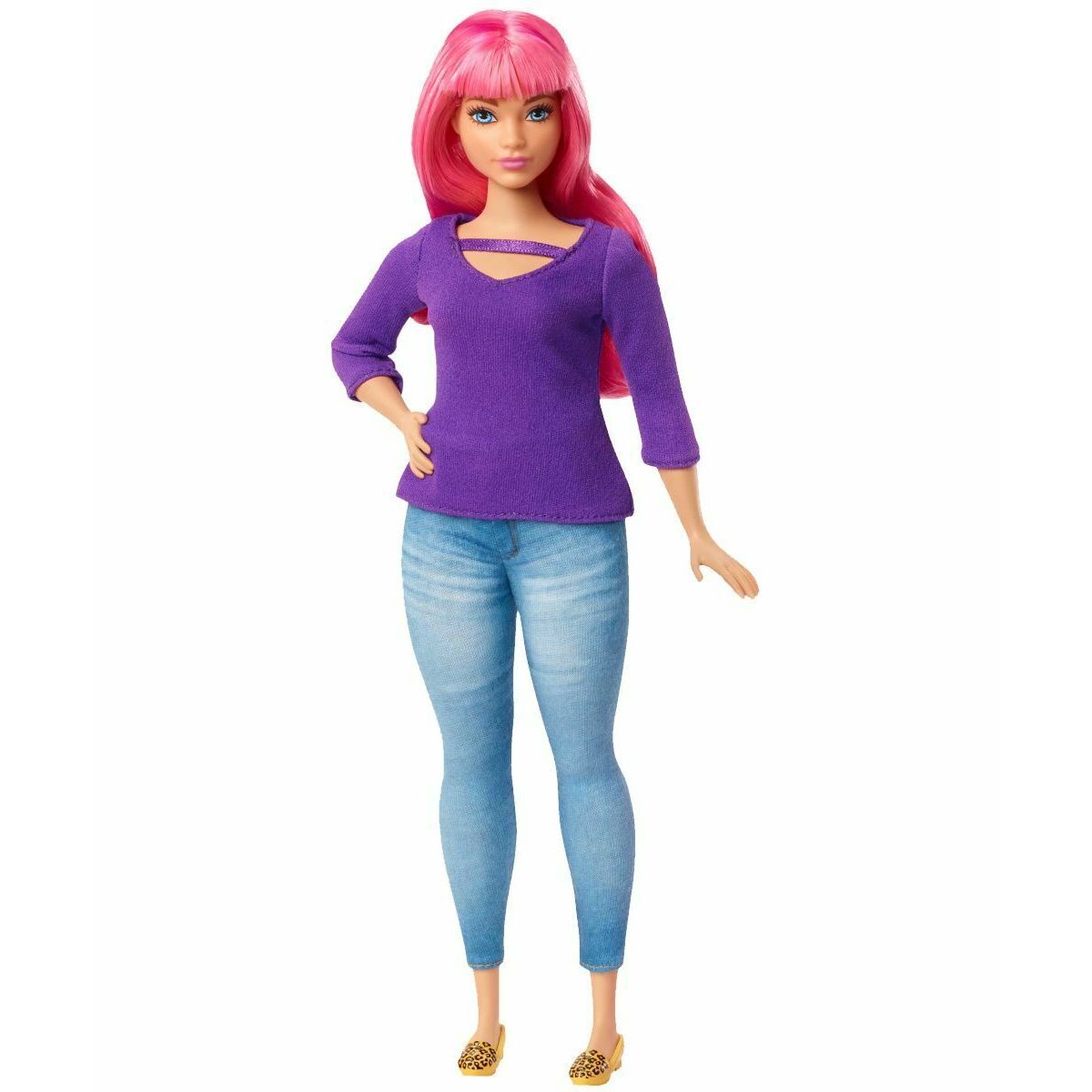 Barbie store cheveux rose