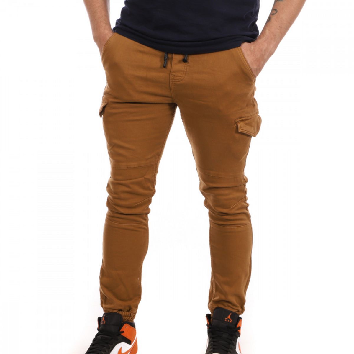 Pantalon cargo 2025 camel homme