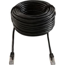 Câble Ethernet 25M Droit CAT6E noir