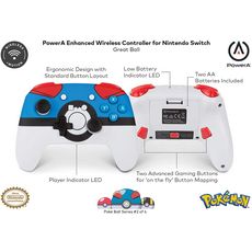 Manette sans fil Super Ball Pokémon Nintendo Switch