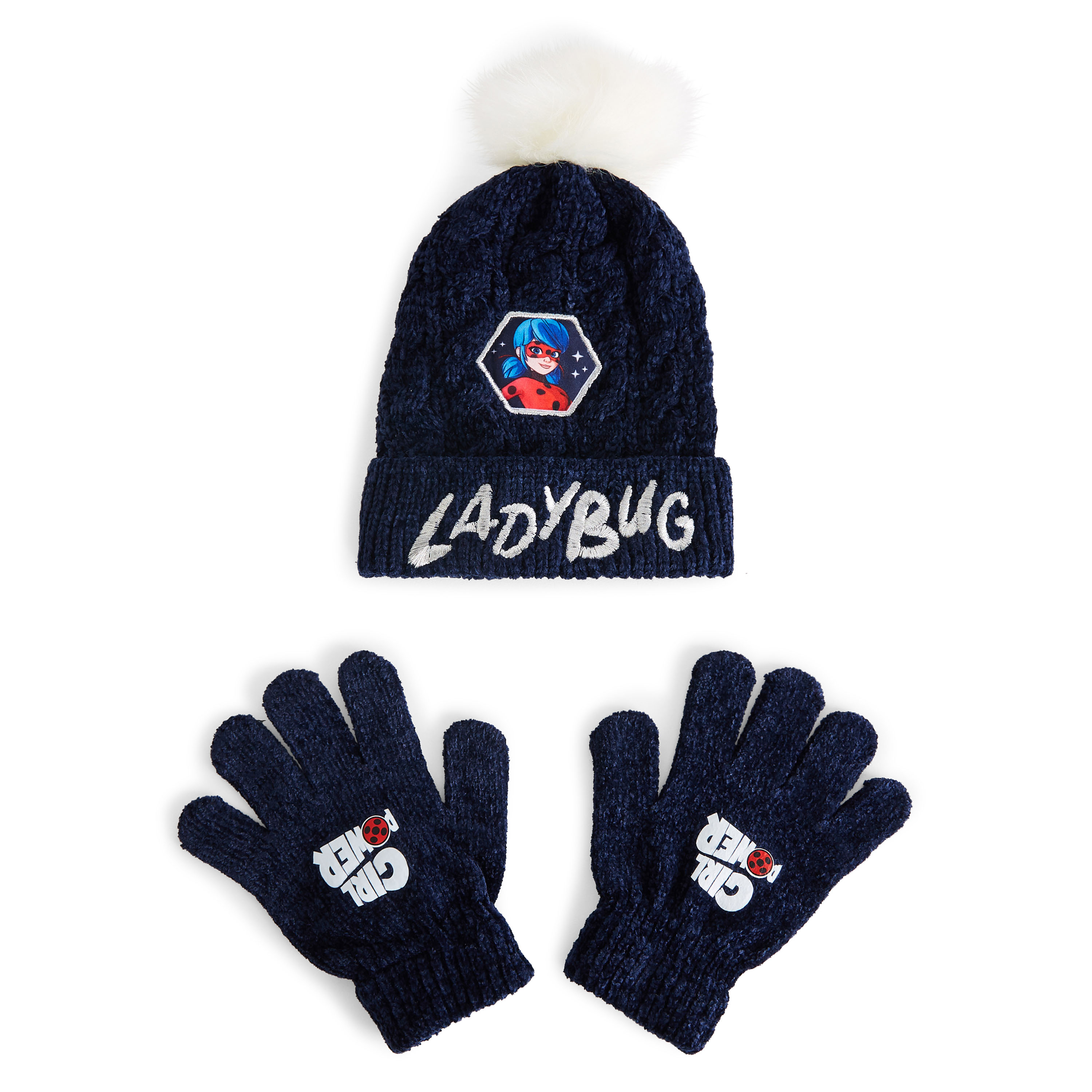 MIRACULOUS LADYBUG Ensemble Gants + bonnet - Enfant Fille - Rouge