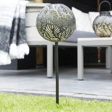 Luxform Lampe sur piquet de jardin a LED solaire Samba Petit