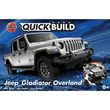 airfix maquette voiture : quickbuild : jeep gladiator (jt) overland