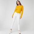 IN EXTENSO Jean skinny blanc femme. Coloris disponibles : Blanc