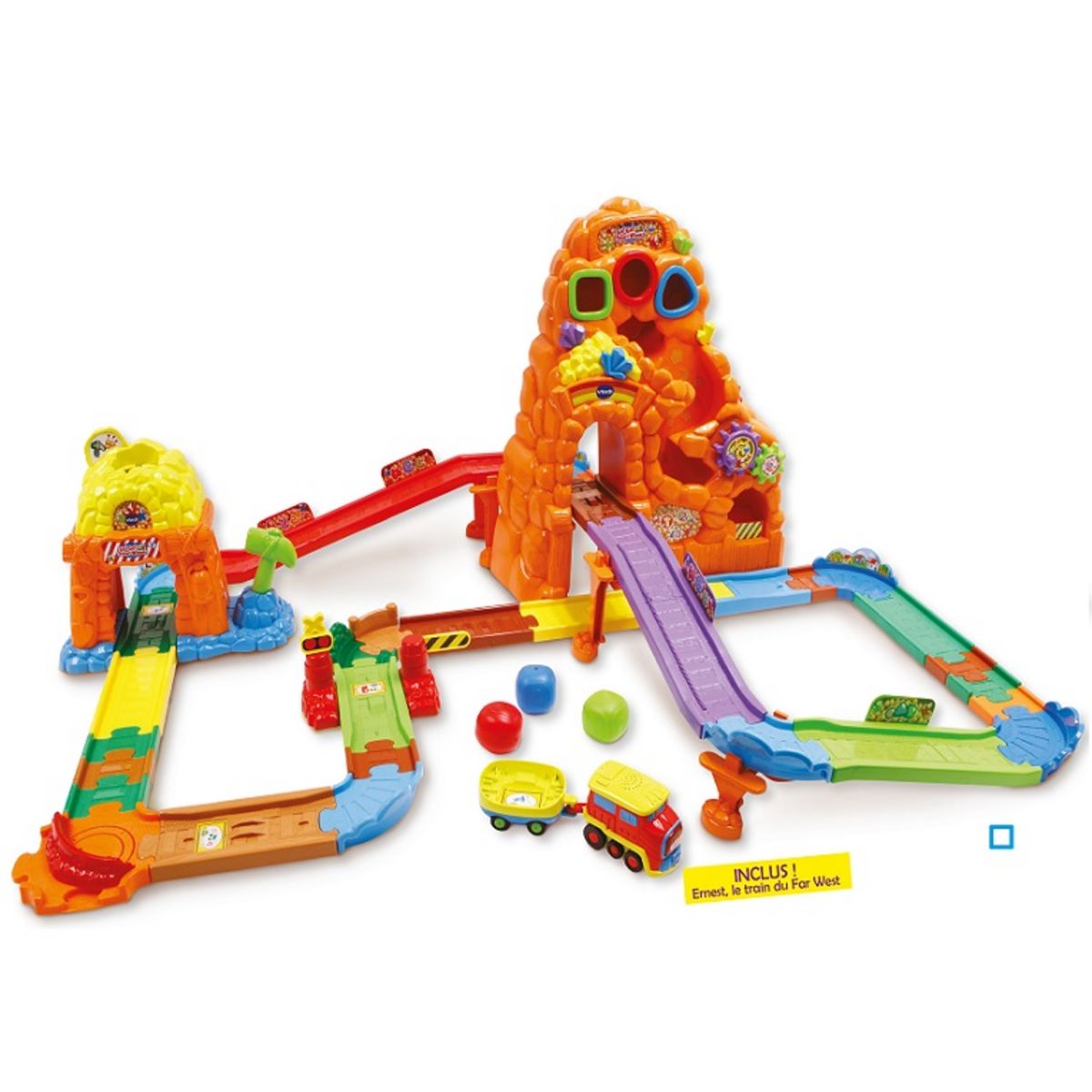 VTECH Circuit train Canyon Express (+ Ernest, le train du Far West) - Tut  Tut Bolides pas cher 