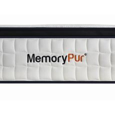 MemoryPur Matelas ressorts ensachés + latex + mémoire de forme 140x190 cm DIAMANT