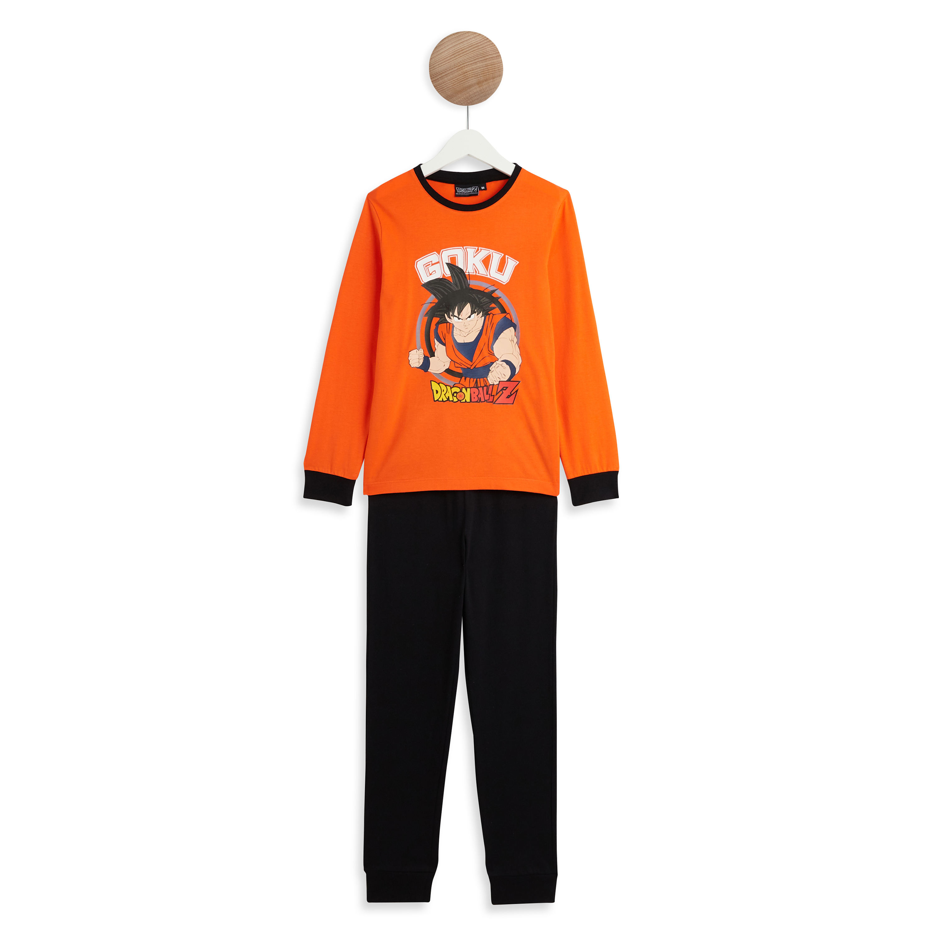 Pyjama Garcon Orange & Rouge DRAGON BALL Z 5 Ans - Label Emmaüs
