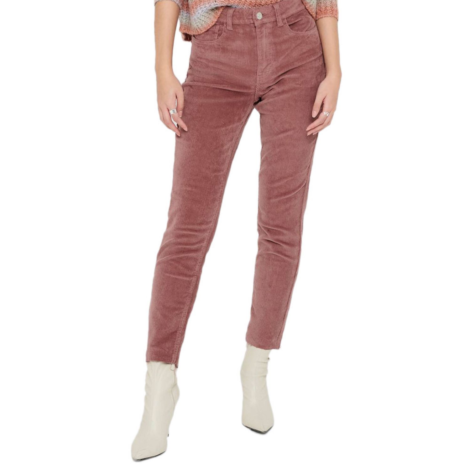 Pantalon rose best sale velours femme