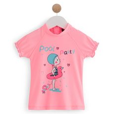 IN EXTENSO T-shirt anti uv bébé fille (rose )