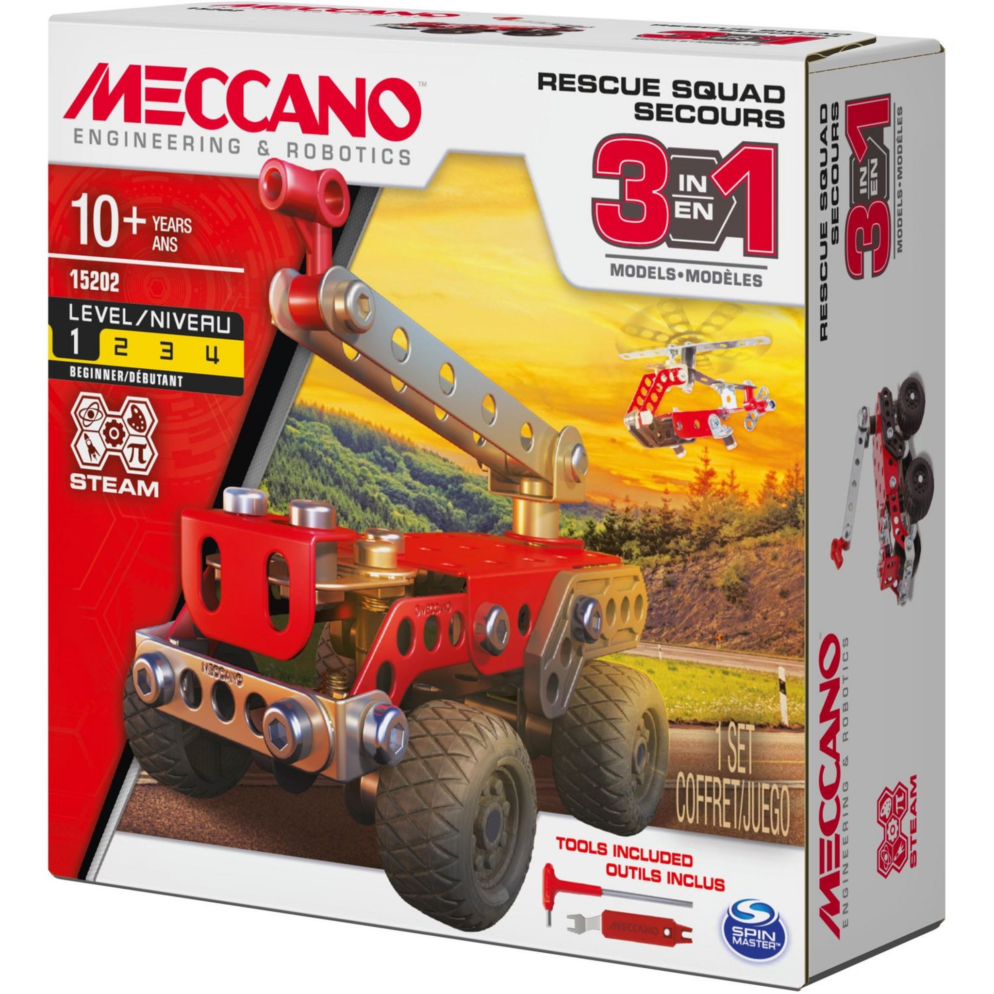 Meccano - Ensemble de 3 modèles