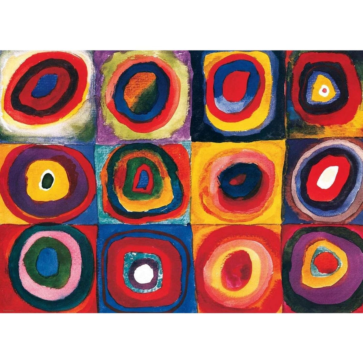 Eurographics Puzzle 1000 pièces : Kandinsky : Study Squares