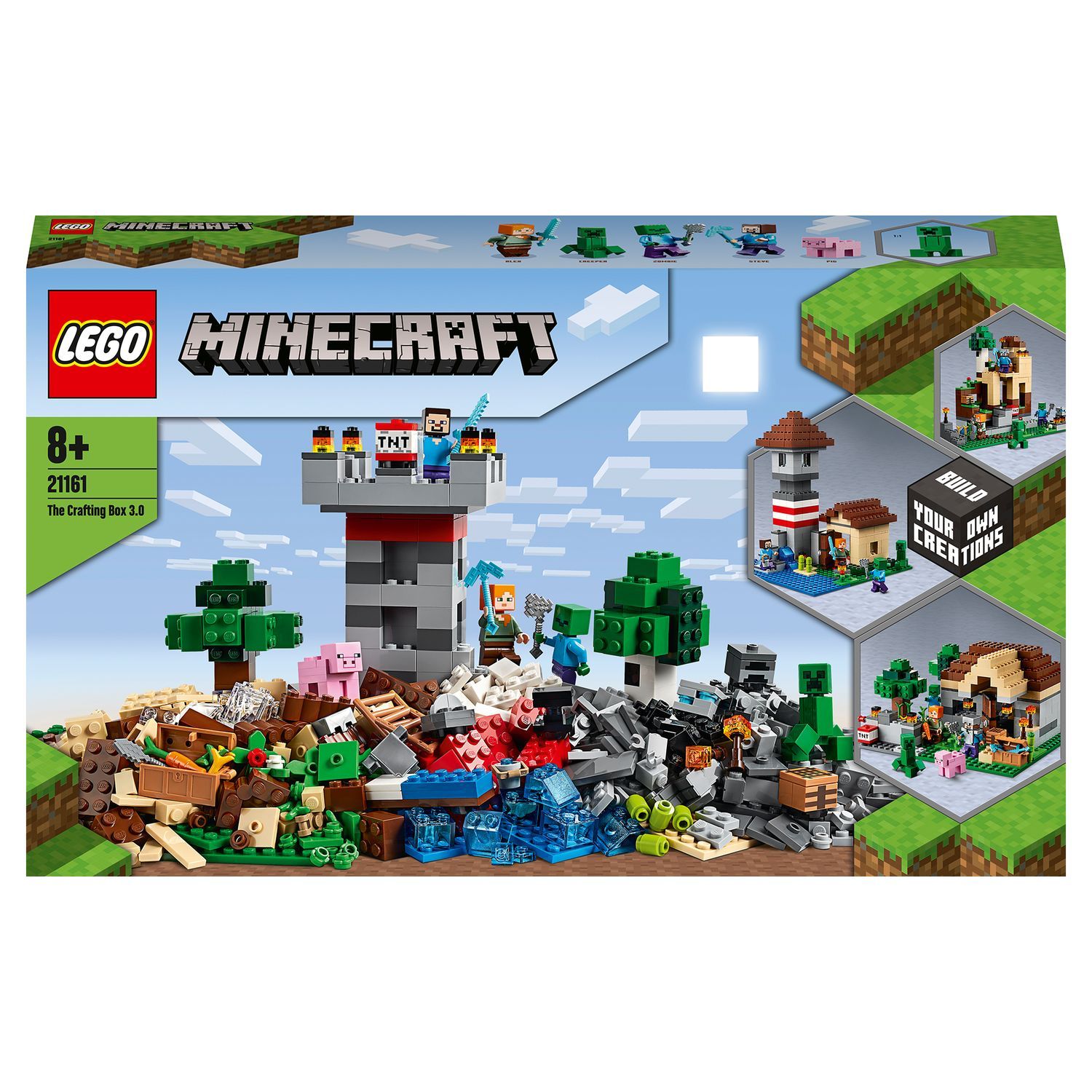 LEGO Minecraft 21181 - Le Ranch Lapin Set de Construction Maison, Ferme  avec Animaux pas cher 