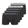 x5 boxers noirs homme hugo boss trunk