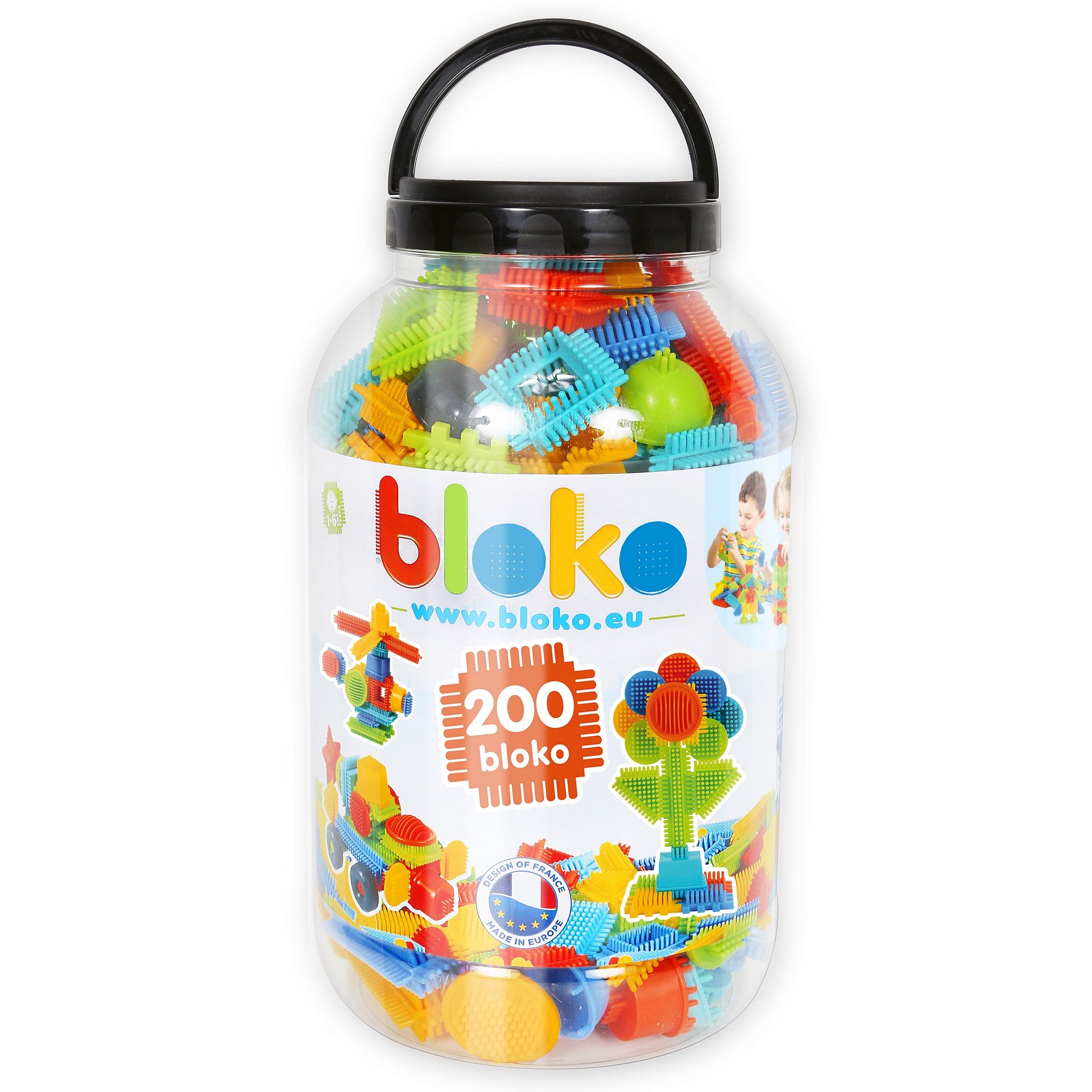 Bloko Sac de 200 Bloko avec 2 Figurines pas cher 