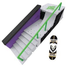 Coffret cadeau Géant Skatepark Rampe + Half Pipe - 6303501006 pas cher 