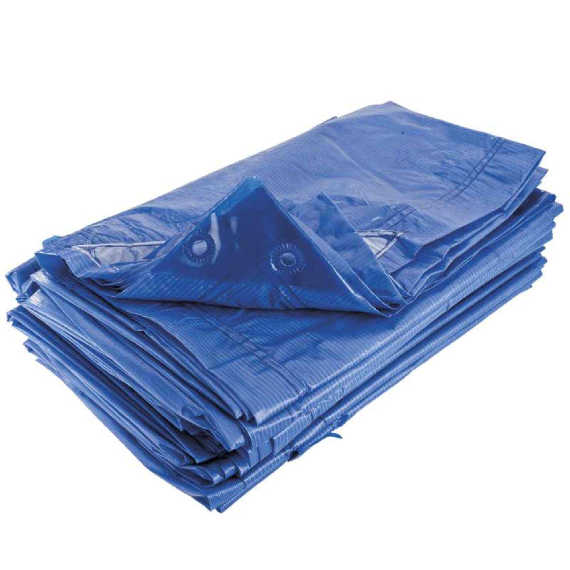 Bâche de protection bleue 4 x 5 m 150g/m² - bâche en polyéthylène