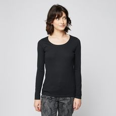 IN EXTENSO T-shirt manches longues femme (Noir)