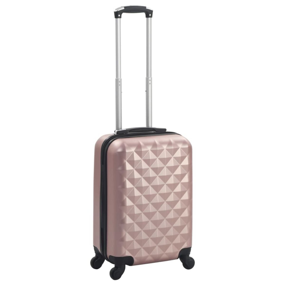 VIDAXL Valise rigide Dore rose ABS pas cher Auchan.fr