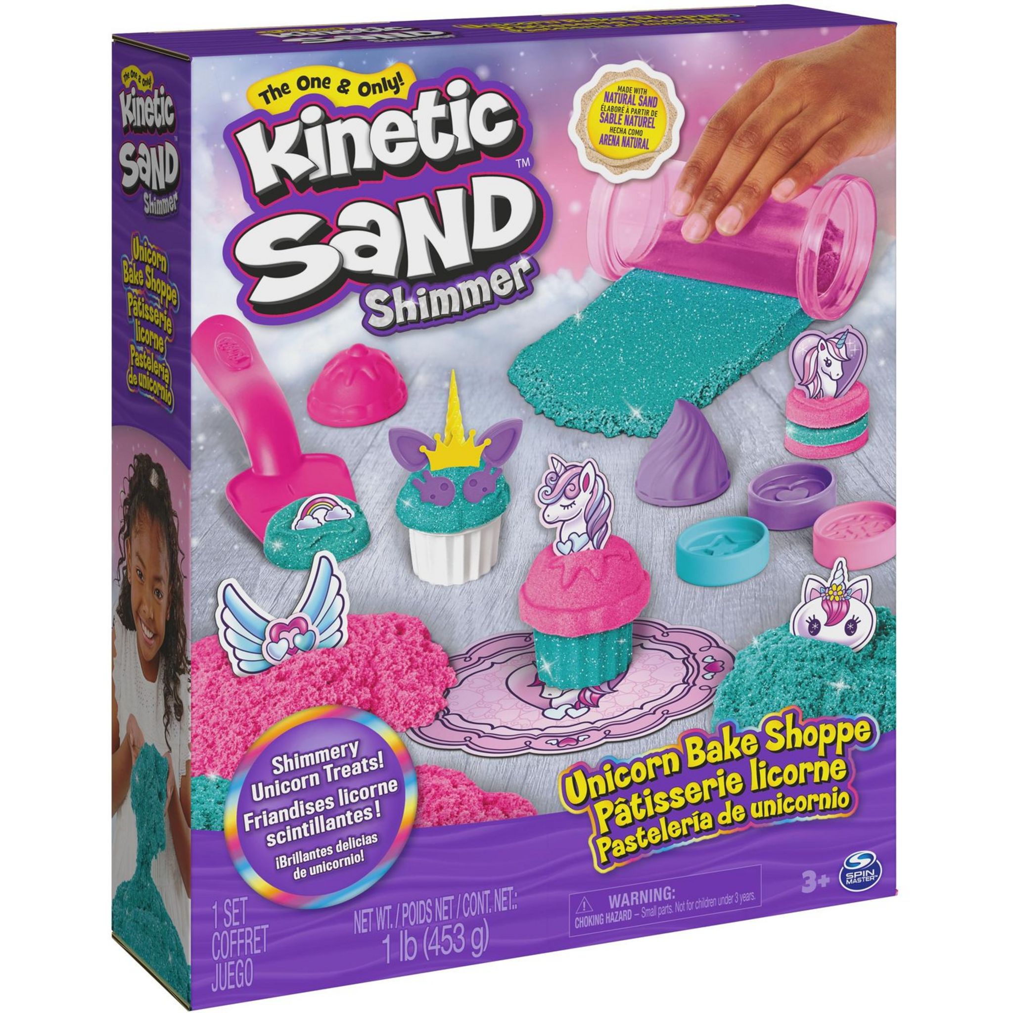 SPIN MASTER Coffret Chateau-Bac à Sable Kinetic sand pas cher