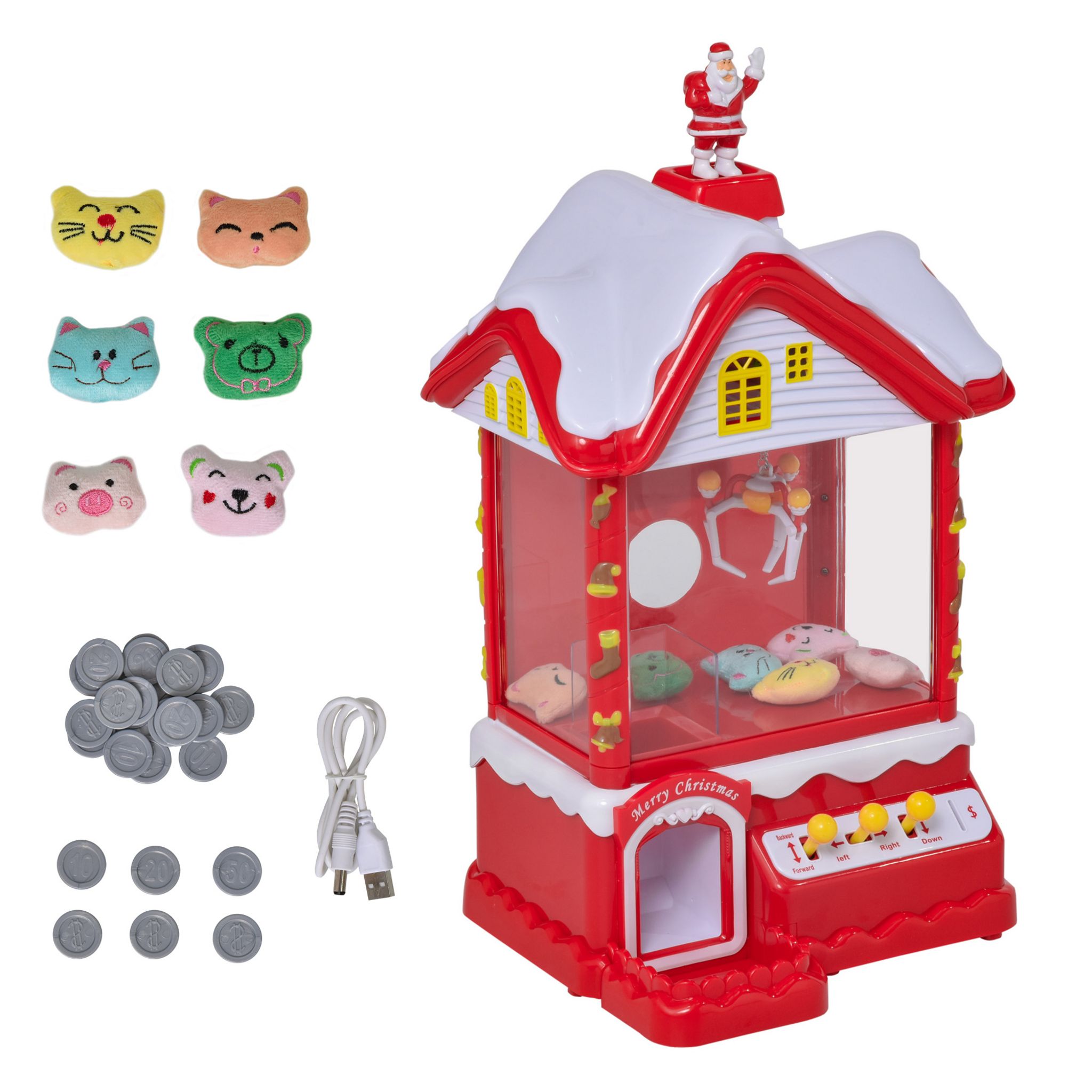 Location machine à pince et grue attrape peluches de fêtes foraines