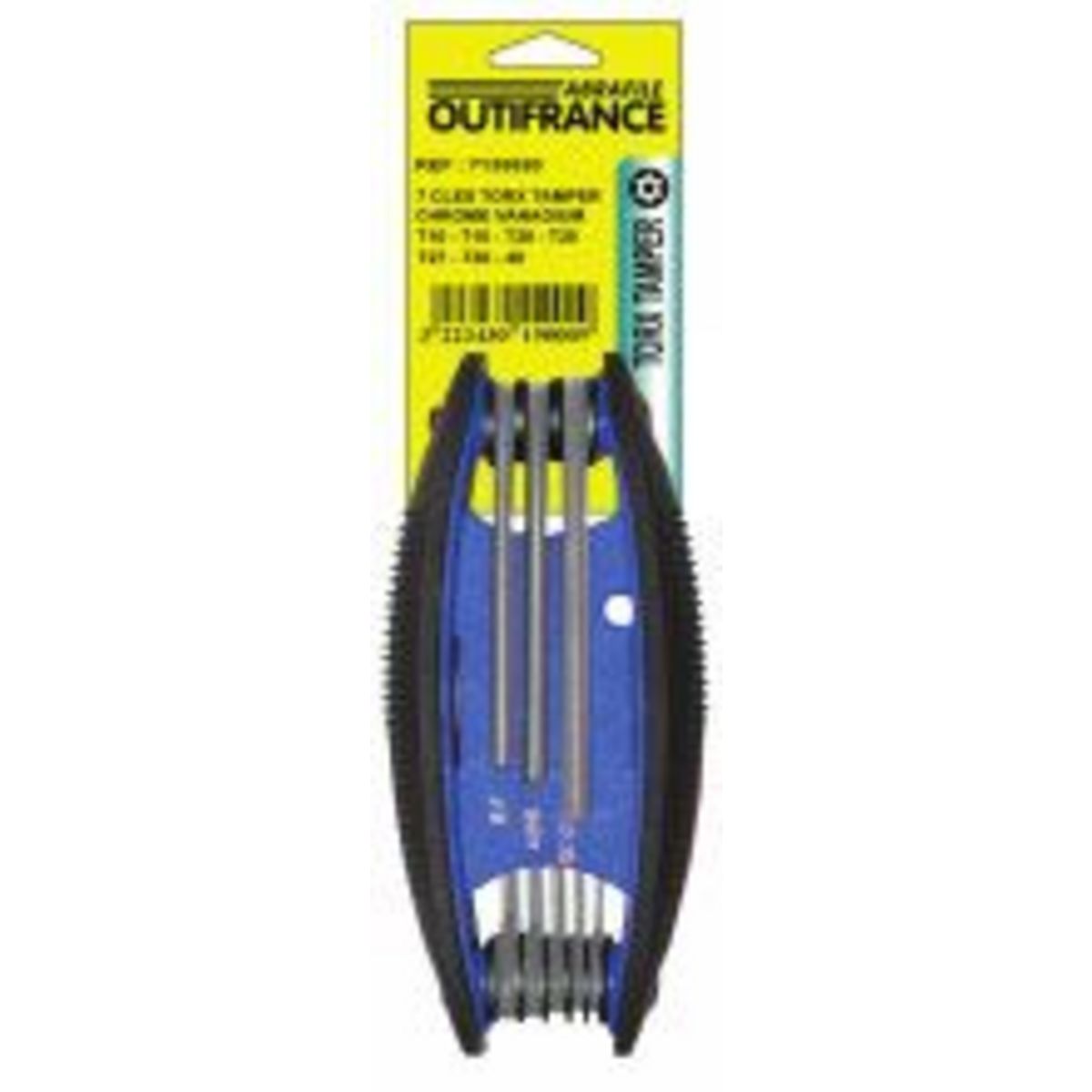 OUTIFRANCE Jeu de clés Torx Tamper sur poignée bi-matière