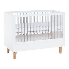 Chambre complète lit bébé 60x120 - commode à langer - armoire 2 portes Concept - Bois