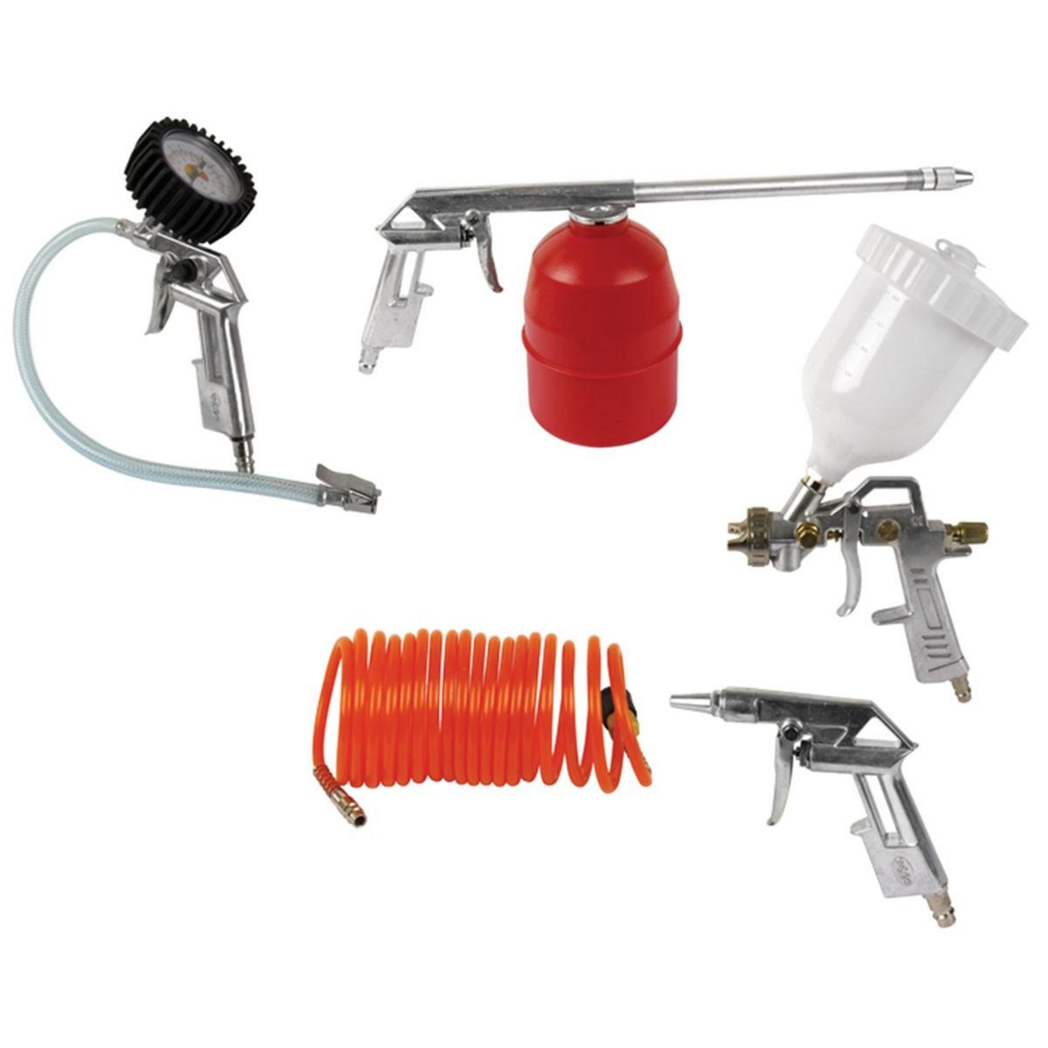 Kit d'accessoires pour outils pneumatiques Scheppach 5 pièces 