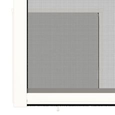 Store moustiquaire fenêtre PREMIUM Blanc Aluminium 100x170cm
