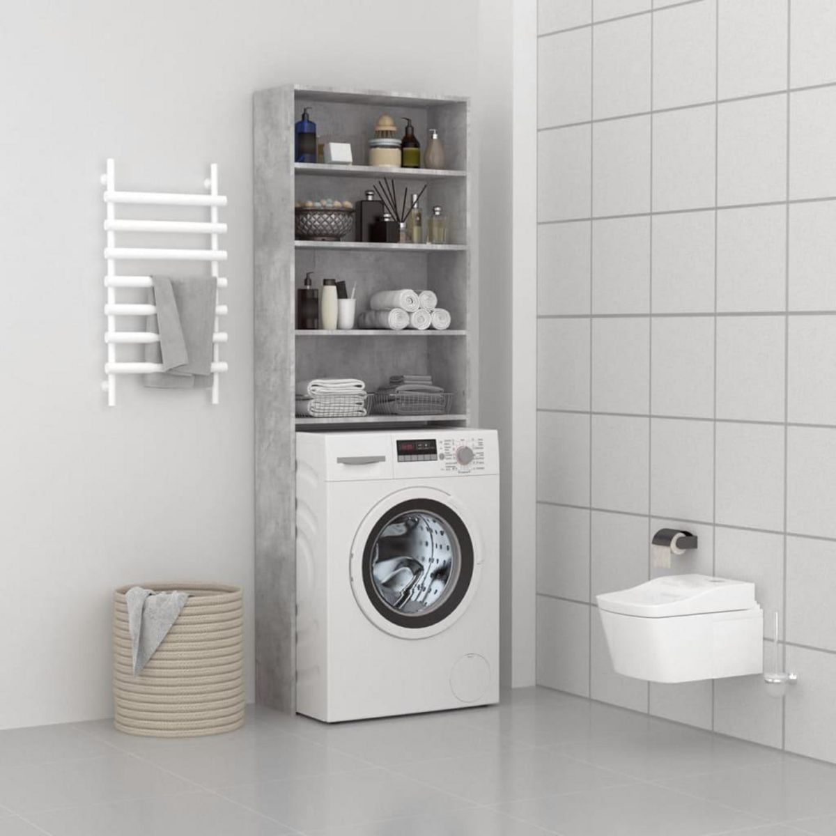 20€ sur COMO - Meuble pour machine à laver - 64x183x30cm