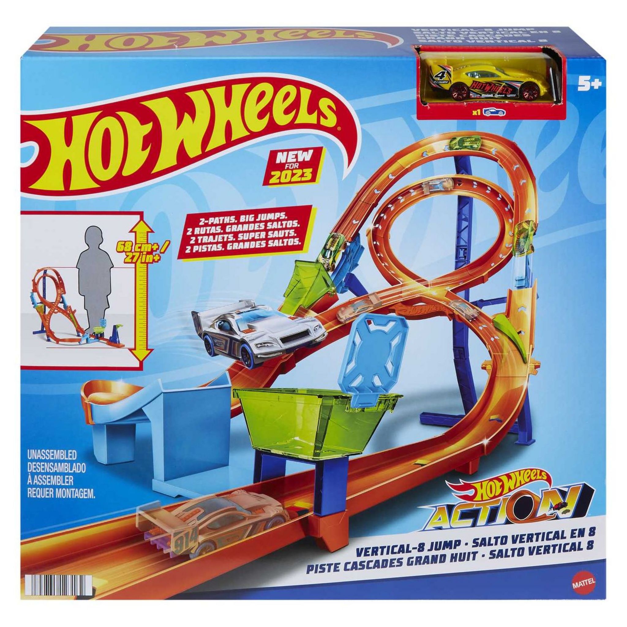 HOT WHEELS Circuit Cascade Grand Huit Hot Wheels pas cher 