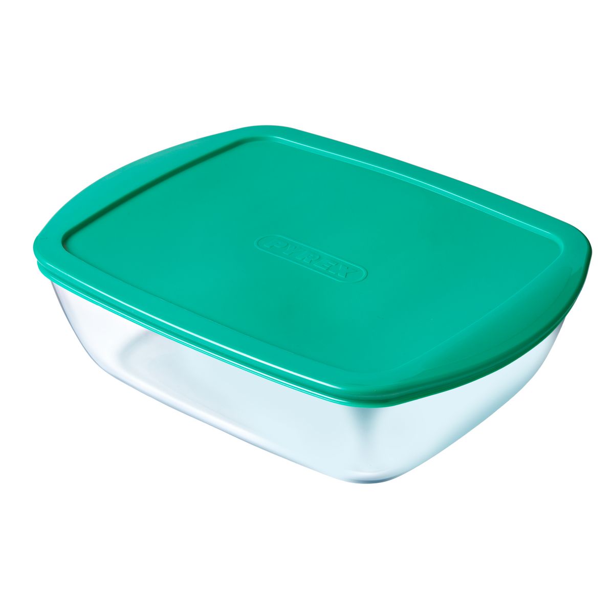 Pyrex Plat Rectangulaire en Verre avec Couvercle Étanche Cook & Go