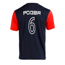 FFF Pogba T-shirt Marine Enfant Equipe de France (Bleu)